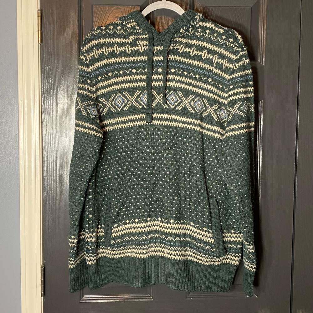 American Eagle Mens Hooded Sweater SZ L